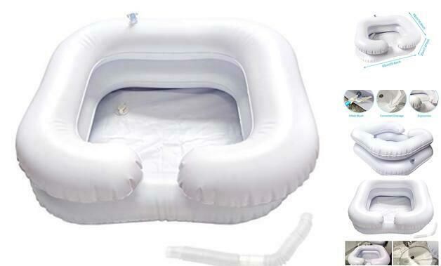 Inflatable Hair Washing Basin,portable Inflatable Shampoo Bowl For Bedside