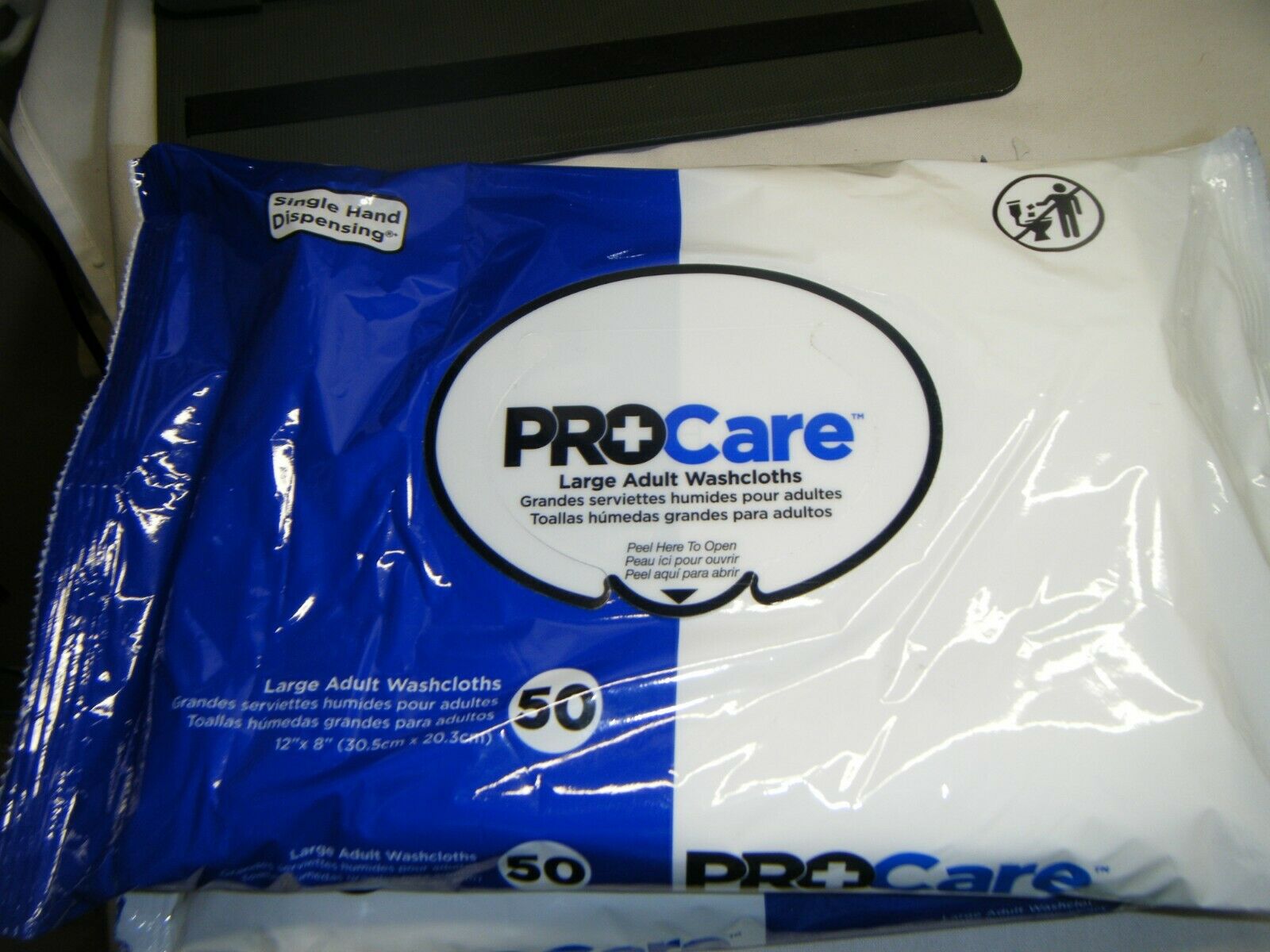 Procare Adult Disposable Washcloths 6 Packs Of 50